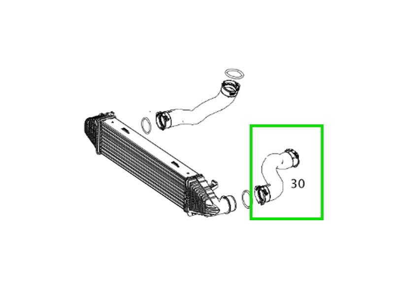 Durite FLEXIBLE D'AIR SURALIM Mercedes-Benz