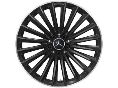 Jante AMG GLC 254 - Multibranches - essieu avant - rebord de jante - 8,5 J x 20 ET 34,5 noir