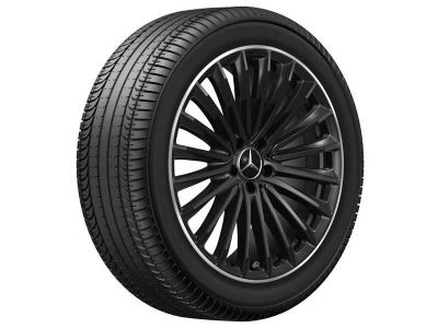 Jante AMG GLC 254 - Multibranches - essieu avant - rebord de jante - 8,5 J x 20 ET 34,5 noir