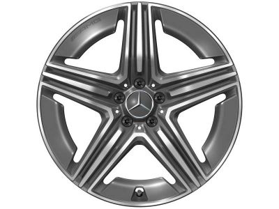 Jante AMG - GLC 254 - 5 doubles branches - 8,5 J x 20 ET 34,5 gris tantale