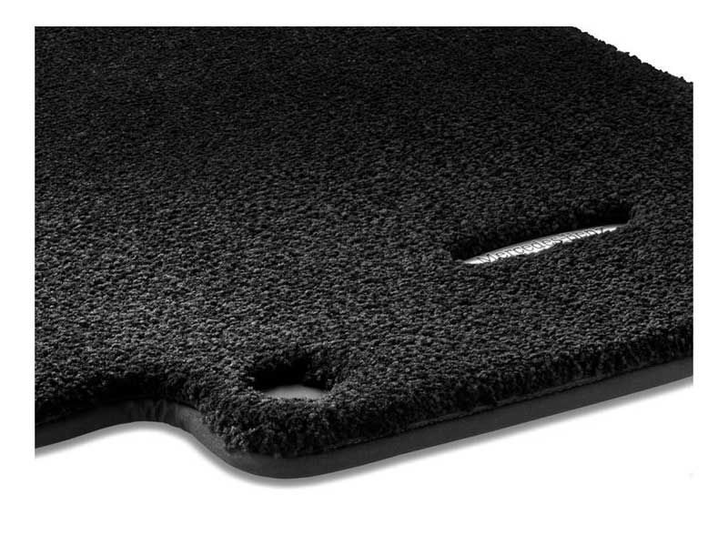 Tapis De Voiture Velours Complets Bavepa Noir Avec Bord Blanc