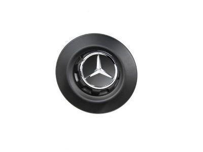 Cache-moyeu Noir Mat Etoile Mercedes-Benz