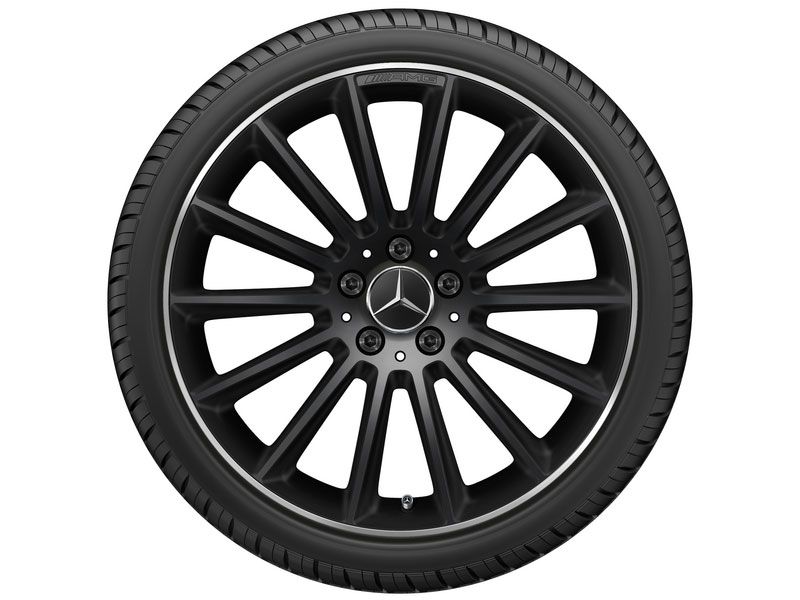 Jante AMG GLA X156 - 8 J x 19 pouces ET 43,5 - 5 branches Naturel Brillant