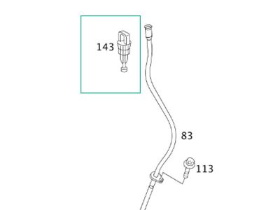 Bouchon Tube de Guidage Huile Moteur Mercedes-Benz