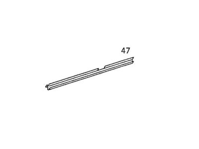 Baguette Joint Lèche-Vitre Porte Arrière Coté CONDUCTEUR Classe E W124 Mercedes-Benz