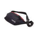 Sac banane bandoulière Noir AMG Fermeture Rouge