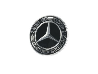 Logo Etoile Emblème de capot - Noir - Classe B 247 Mercedes-Benz 