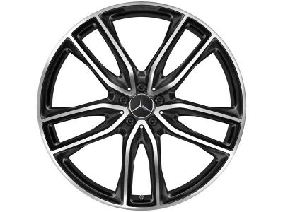 Jante AMG GLS  W167 -  5 doubles branches- Noir- 23 pouces