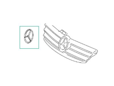 Mercedes W116 Mercedes-Stern Étoile pour Calandre de Radiateur Figurine  Nouveau