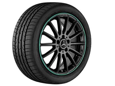 Jante CLA W117 - multibranches AMG - Noir - 18 pouces