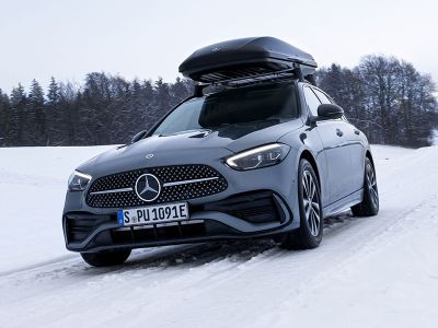 590L Coffre de Toit Noir Mercedes-Benz XL