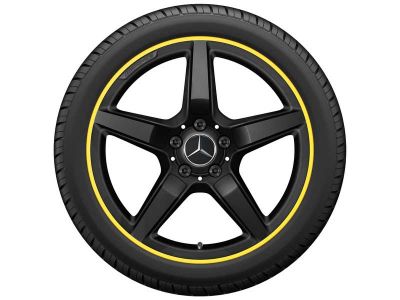 Jante AMG SLK SLC W172 -  5 branches - 18 pouces - Essieu Avant - Noir mat