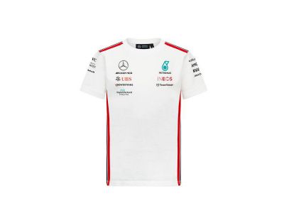 T-shirt blanc enfant Team écurie Mercedes-AMG F1