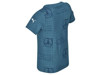 T-shirt enfant bleu Made for Mercedes-Benz by PUMA