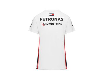 T-shirt blanc femme Team écurie Mercedes-AMG F1 2023
