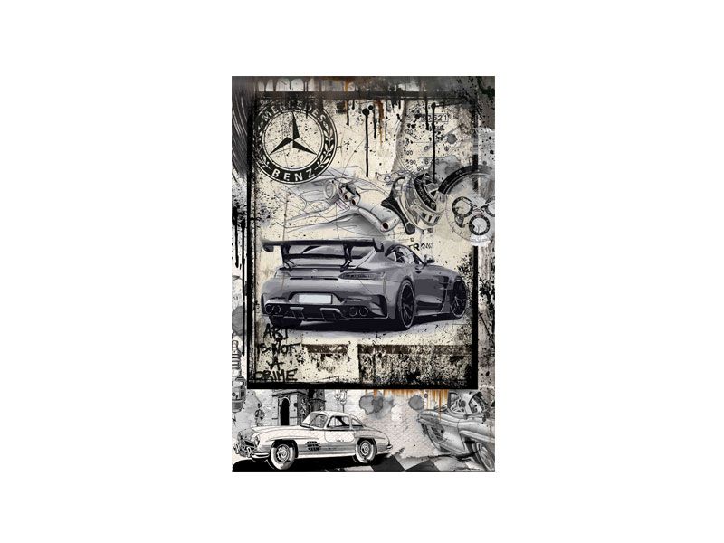 Tableau édition limitée black serie Mercedes-Benz x Doll’Art