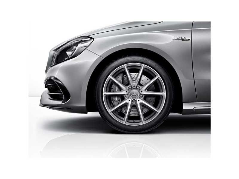 Jante AMG Mercedes CLA W117 18 pouces - gris titane - 10 branches