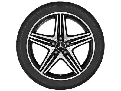 Jante AMG Mercedes CLA W117 18 pouces - Noir- 5 branches