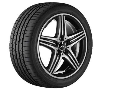 Jante AMG Mercedes CLA W117 18 pouces - Noir- 5 branches