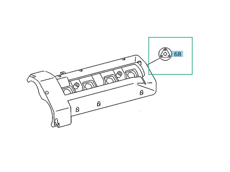 Poulie damper pompe à eau Mercedes-Benz