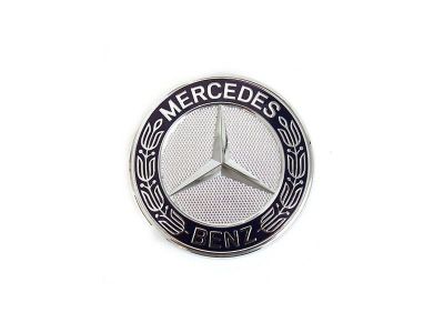 Insigne Étoile Emblème de capot - Bleu - CLA W117 Mercedes-Benz