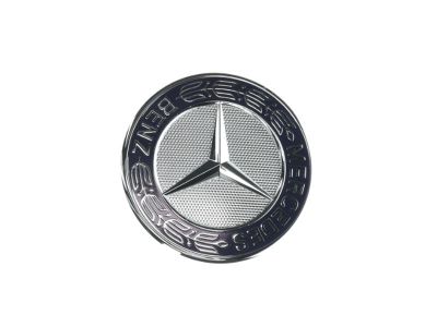 Étoile Insigne Emblème de capot - Bleu - sigle Laurier Mercedes-Benz - A2078170316