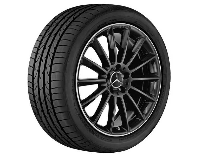 Jante AMG GLA W156  -8 J x 19 ET 43,5, Coloris noir - Multibranches