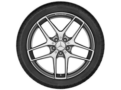 Jante AMG GLA W156 - 8 J x 19 pouces ET 43,7 - Coloris gris - 5 doubles branches