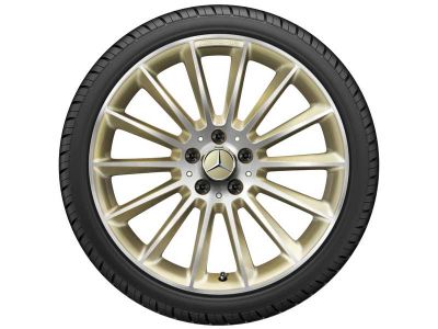 Jante AMG Mercedes Classe A W177 - 19 pouces  - Coloris Or - Multibranches