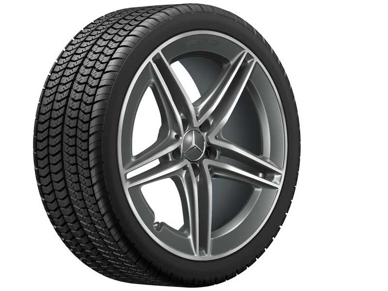 Jante AMG Mercedes CLA W118 - 19 pouces  - Coloris Gris tantale- 5 doubles branches