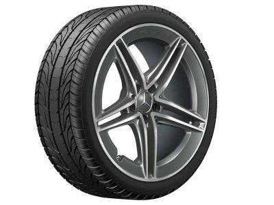 Jante AMG Mercedes CLA W118 - 19 pouces  - Coloris Gris tantale- 5 doubles branches