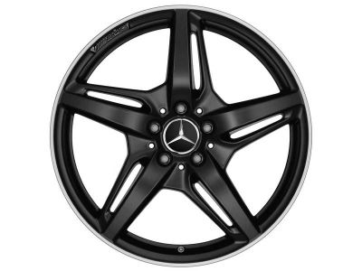 Jante AMG Mercedes GT W190 - Essieu avant - 19 pouces  - Coloris Noir mat- 5 branches