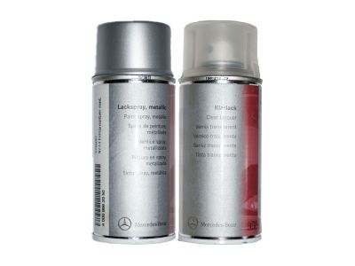 Bombe de Peinture Code Couleur : 112 Noir Chromite Mercedes-Benz