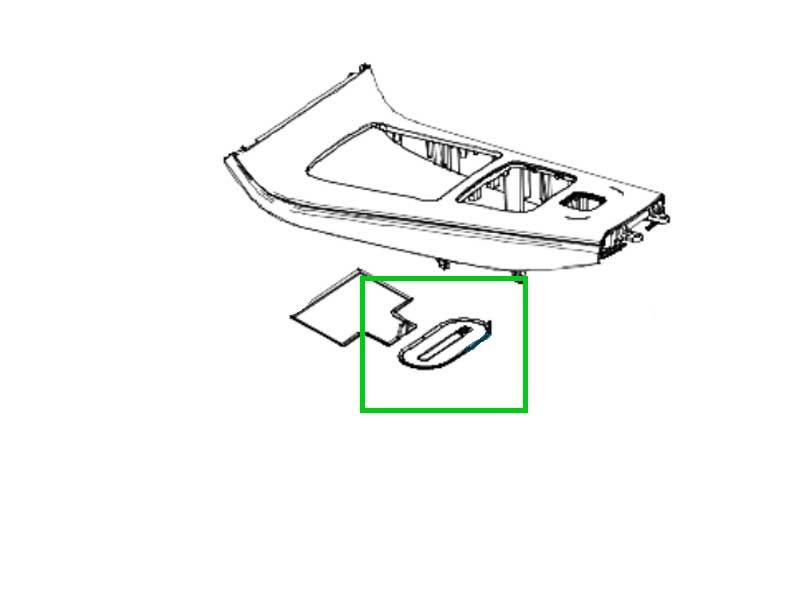 Insert compartiment rangement vide poche Mercedes-Benz