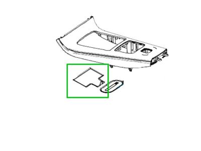 Insert compartiment rangement vide poche Mercedes-Benz