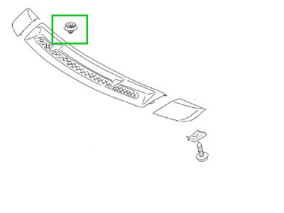 Agrafe pour Grille d'admission d'air Mercedes-Benz