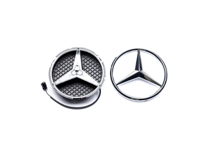 Étoile Mercedes éclairée pour Classe E W212 et CLS W218