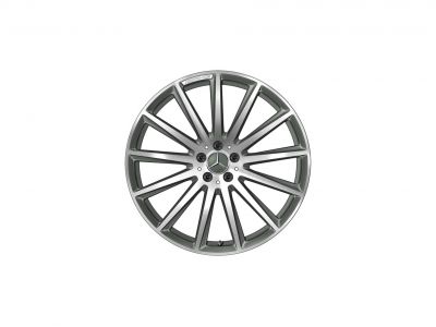 Jante AMG Mercedes 22 pouces GLS W167 - 9,5 J x 22 ET 45  multibranches Finition gris titane