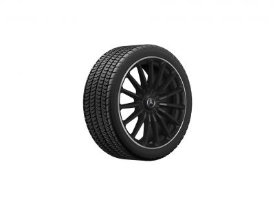 Jante AMG Mercedes 22 pouces GLS W167 - Essieu Avant - 10 J x 22 ET 45 - multibranches Finition noir mat 