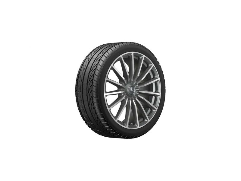 Jante AMG Mercedes 22 pouces GLS W167 -  Essieu Arrière - 11,5 J x 22 ET 47 - multibranches Finition gris titane 