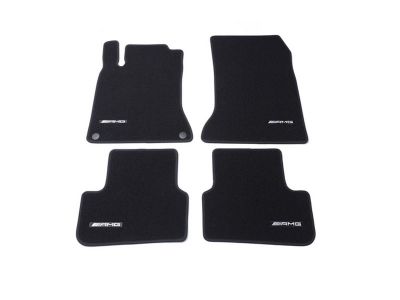 Jeu 4 Tapis en Velours AMG Line Noir Classe A W176 Mercedes-Benz