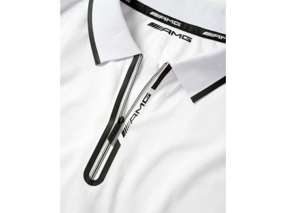 Polo Blanc fonctionnel AMG - Taille M