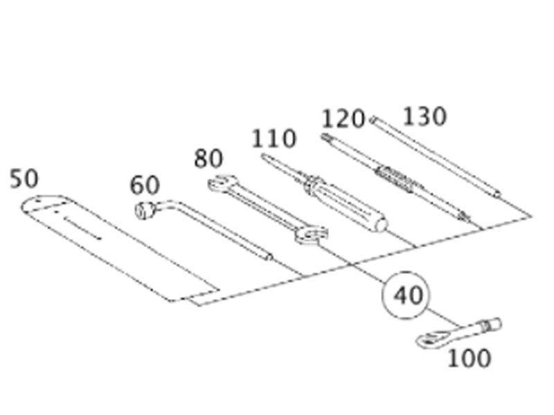 Trousse à outil pour Sprinter 906 Mercedes-Benz