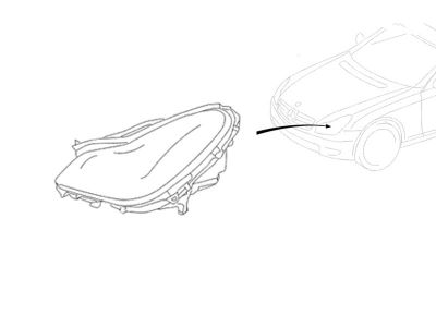 Phare Bloc Optique Avant Gauche CLS 320/350 W219 Mercedes-Benz
