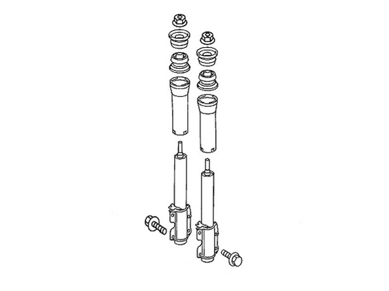 Pack Train Roulement 2 Amortisseurs SPRINTER 3-t Camionnette