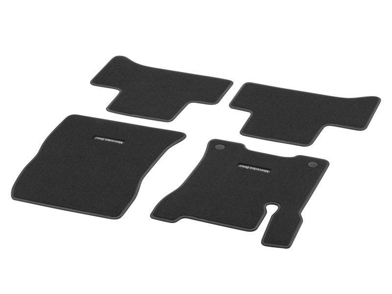 Jeu 4 Tapis velours EQA W243 - Noir - Mercedes-Benz