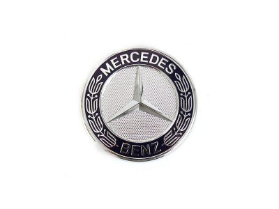 Logo Etoile Emblème de capot - Bleu - sigle Mercedes
