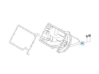 Carter d'huile et son Joint Classe A W169 Mercedes-Benz