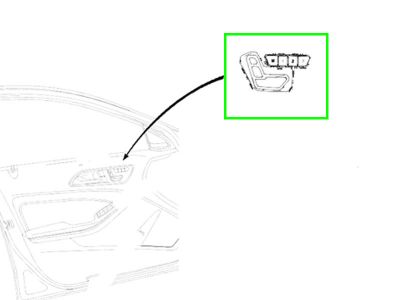 Appareil Commande Bouton Vitre Porte Gauche Conducteur GLA W156 Mercedes-Benz