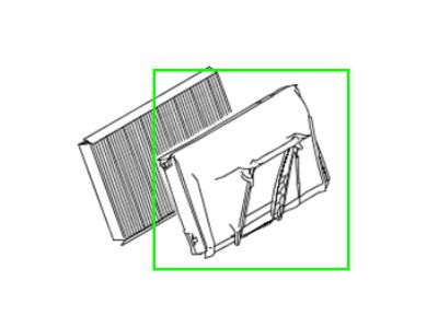 Cache Filtre Habitacle Classe A W169 Mercedes-Benz